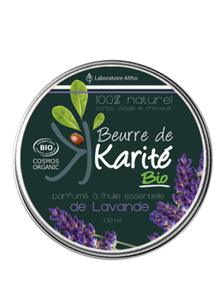 Beurre de Karité bio 150ml 100% naturel Laboratoire Altho
