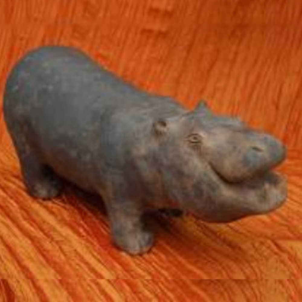 Hippopotame - Sculpture
