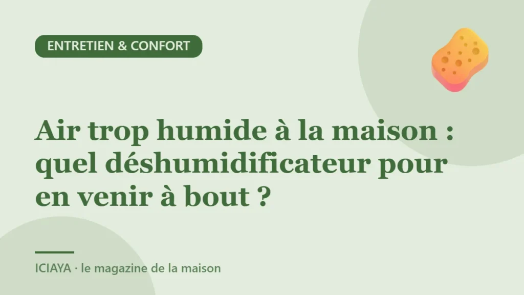 Air trop humide à la maison : quel déshumidificateur pour en venir à bout ?